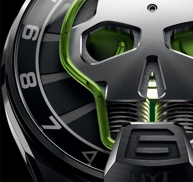 HYT SKULL 51 MM 151-TD-41-GF-AB Replica watch